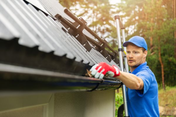 Business Gutter Cleaning in Evansville